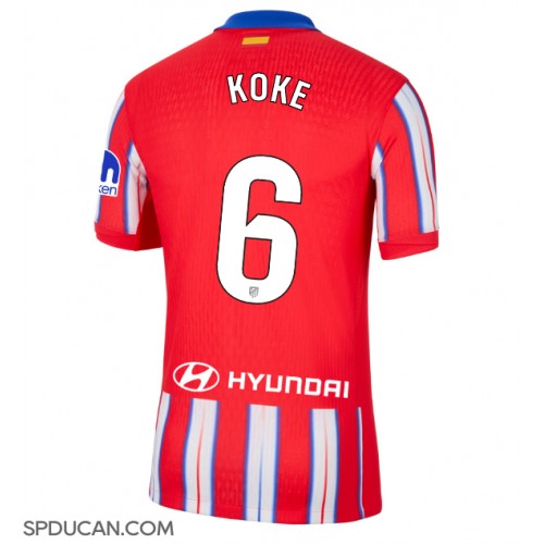 Muški Nogometni Dres Atletico Madrid Koke #6 Domaci 2024-25 Kratak Rukav